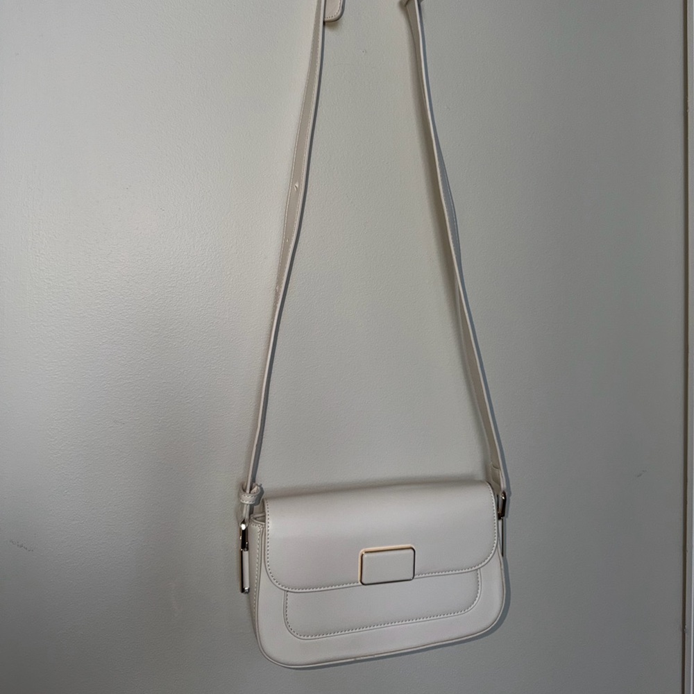Madison West White Crossbody Bag